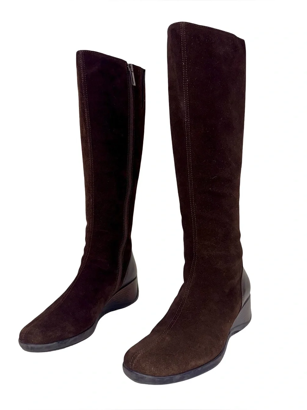 AQUATALIA BROWN SUEDE TALL BOOTS